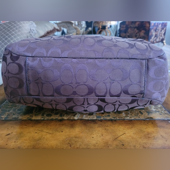 Coach Brown Signature Tote Bag - Picture 5 of 10